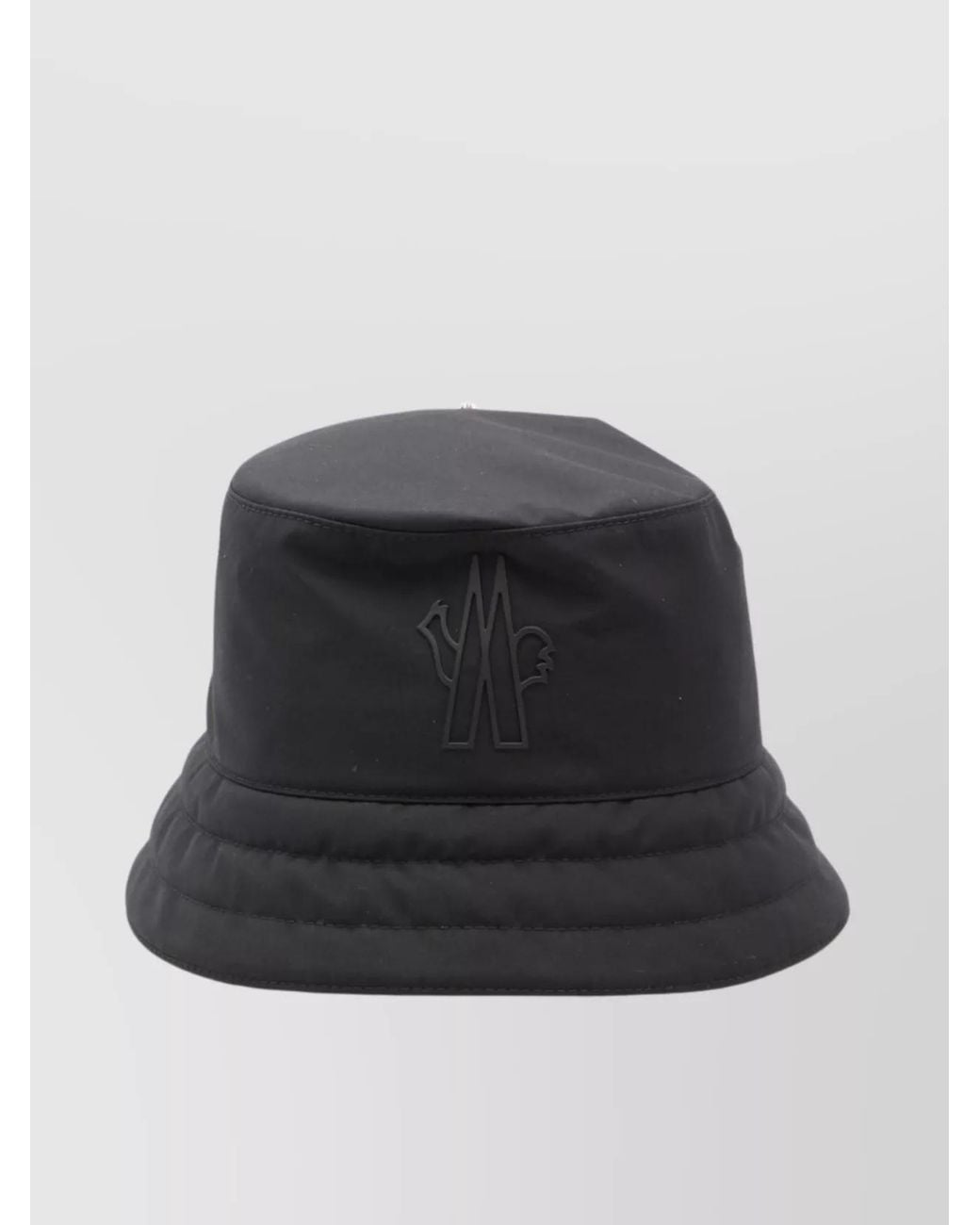 Moncler Black Nylon Bucket Hat