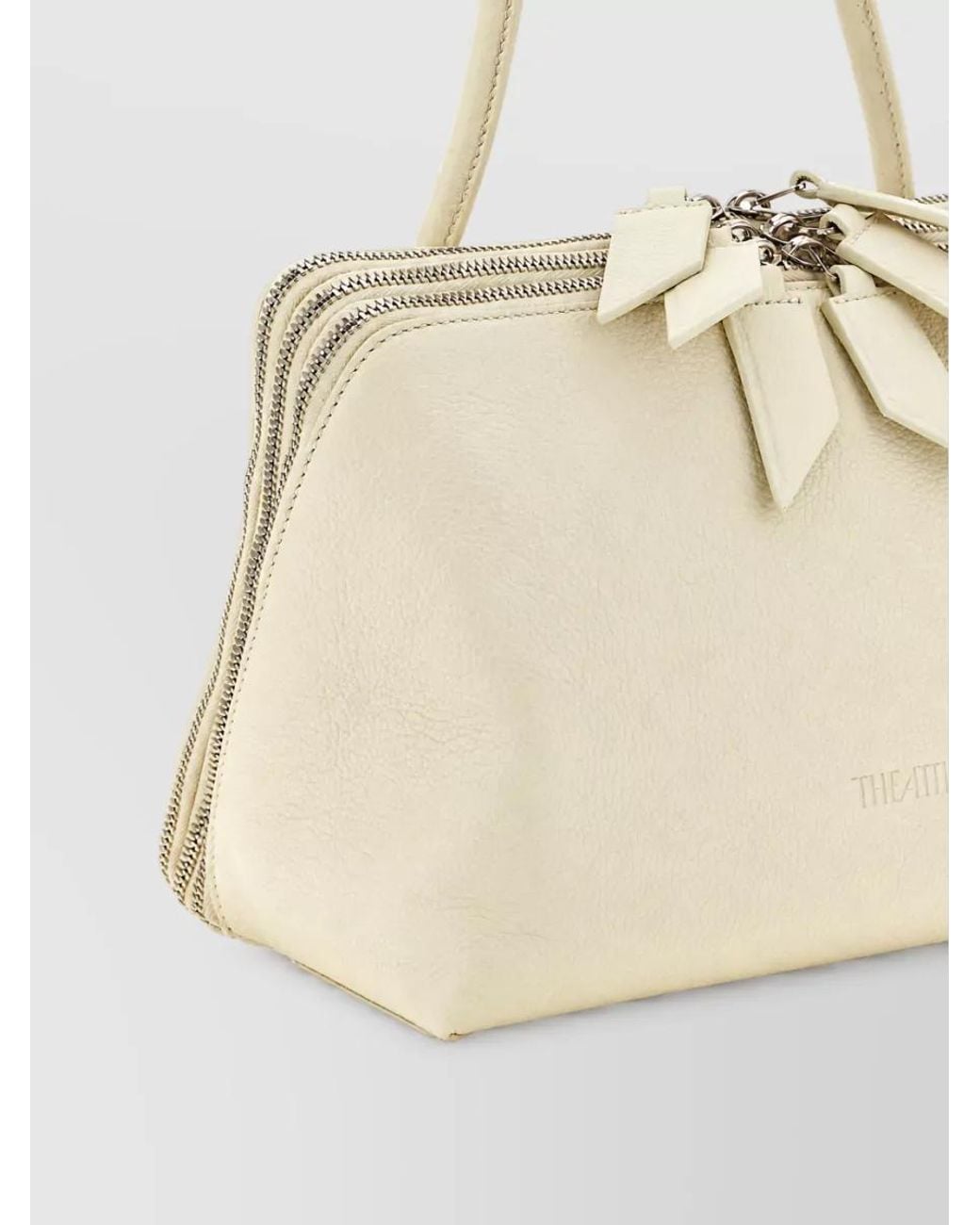 The Attico Natural Leather Clutch Bag