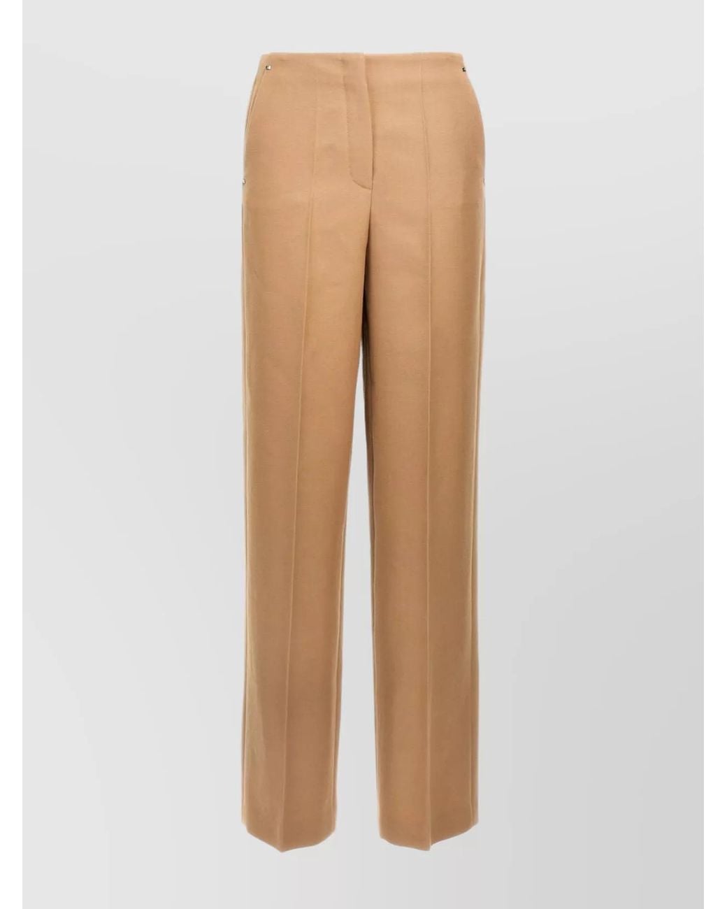 Fendi Natural Tailored Trousers