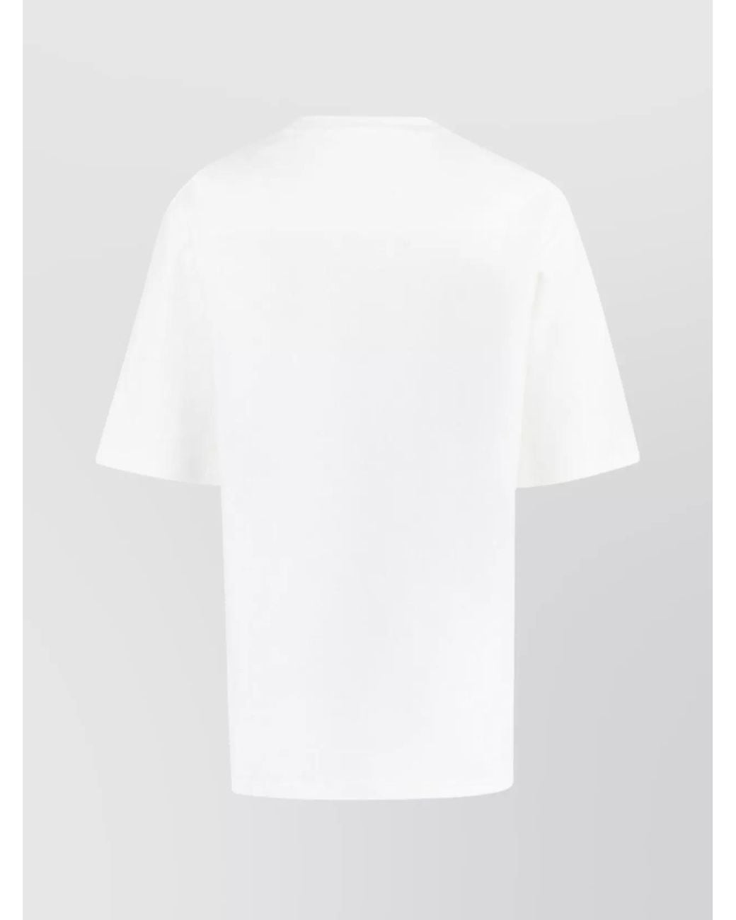 Jil Sander White Cotton Crew-Neck T-Shirt