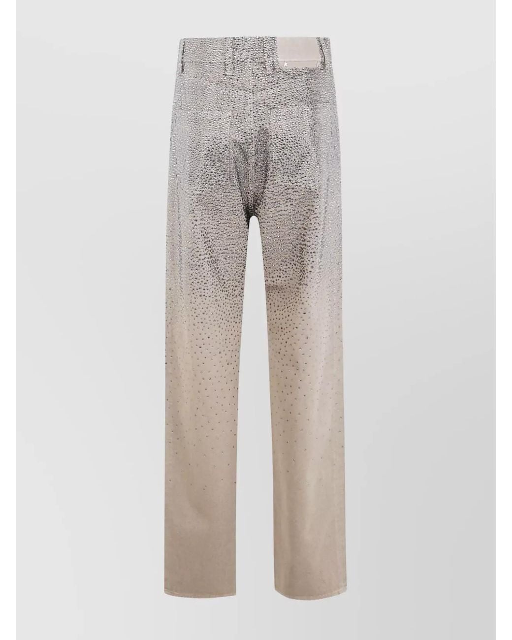 Golden Goose Deluxe Brand Gray Denim Straight Trousers