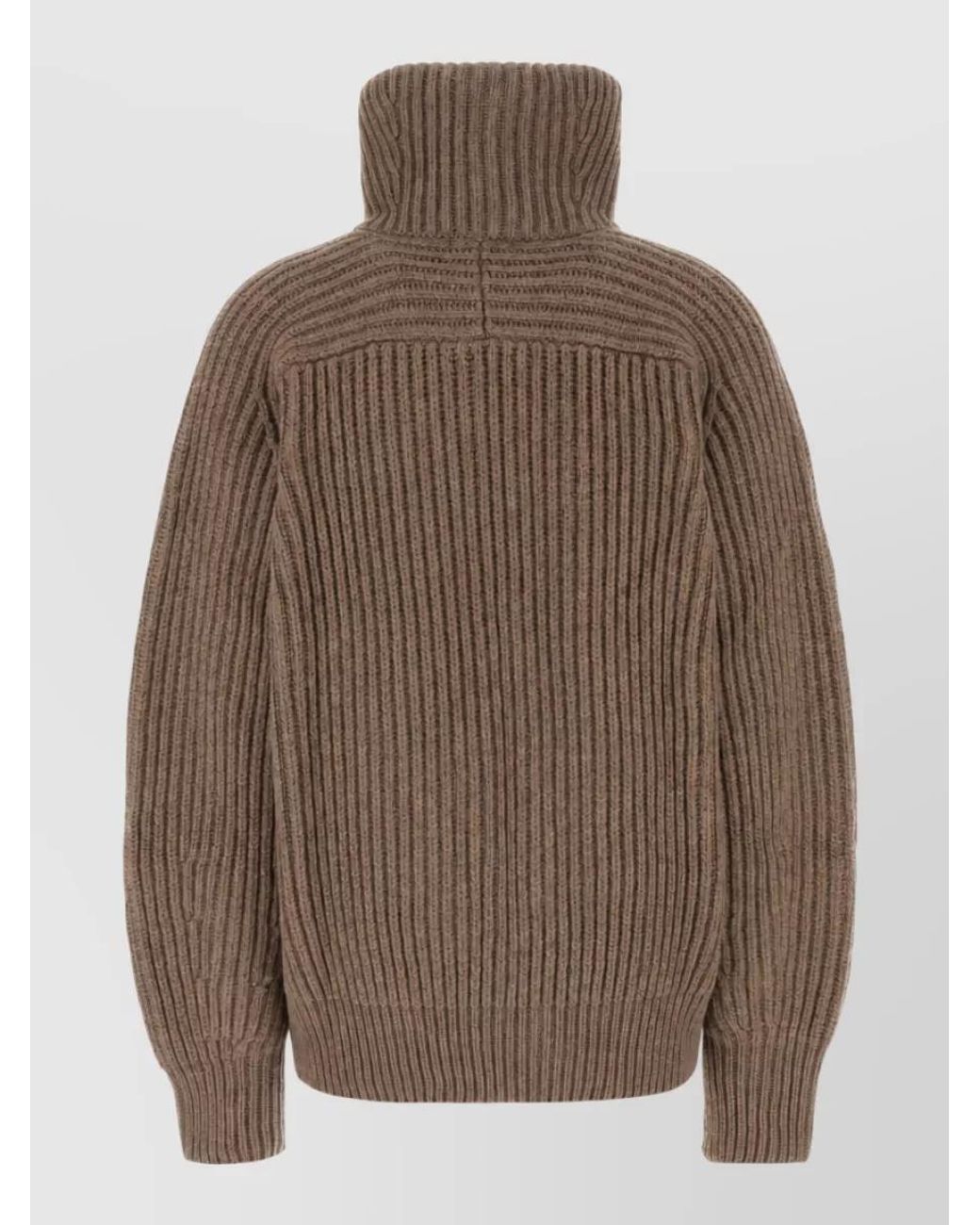 Soeur Brown Merino Wool Cardigan