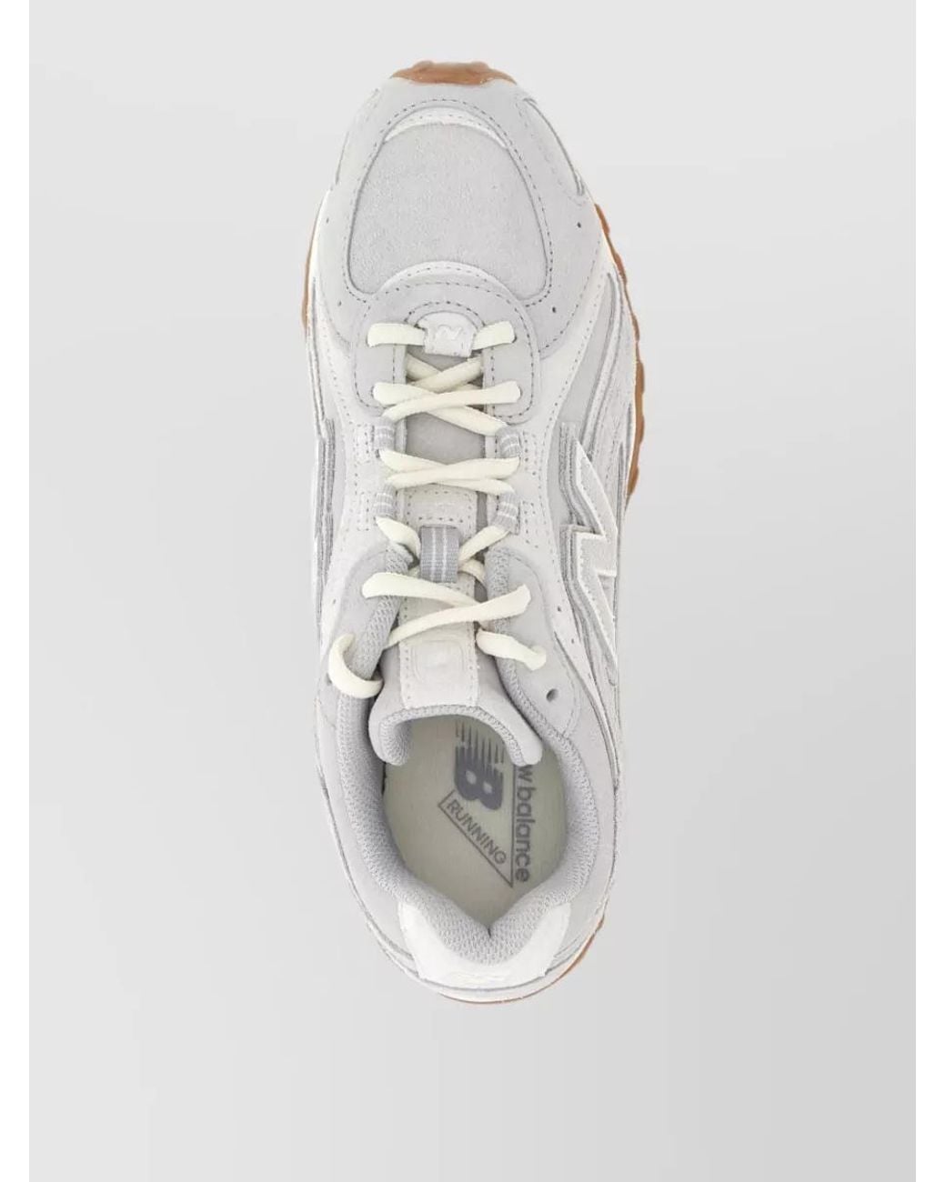 New Balance White Low-Top Sneakers