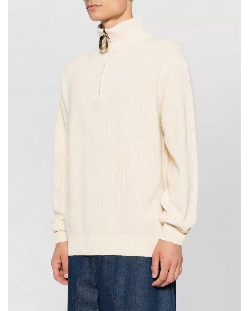 J.W. Anderson Natural Crewneck Sweater for men