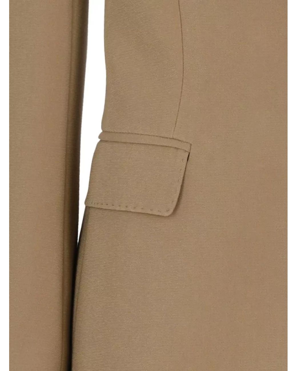 Alberto Biani Natural Single-Breasted Suit Jacket