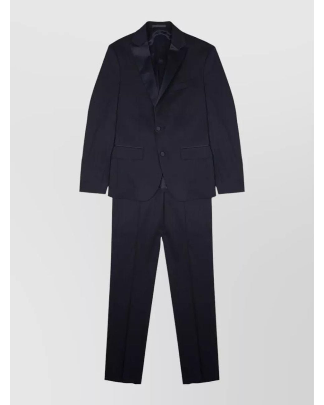Colamarino Blue Single-Breasted Tuxedo for men