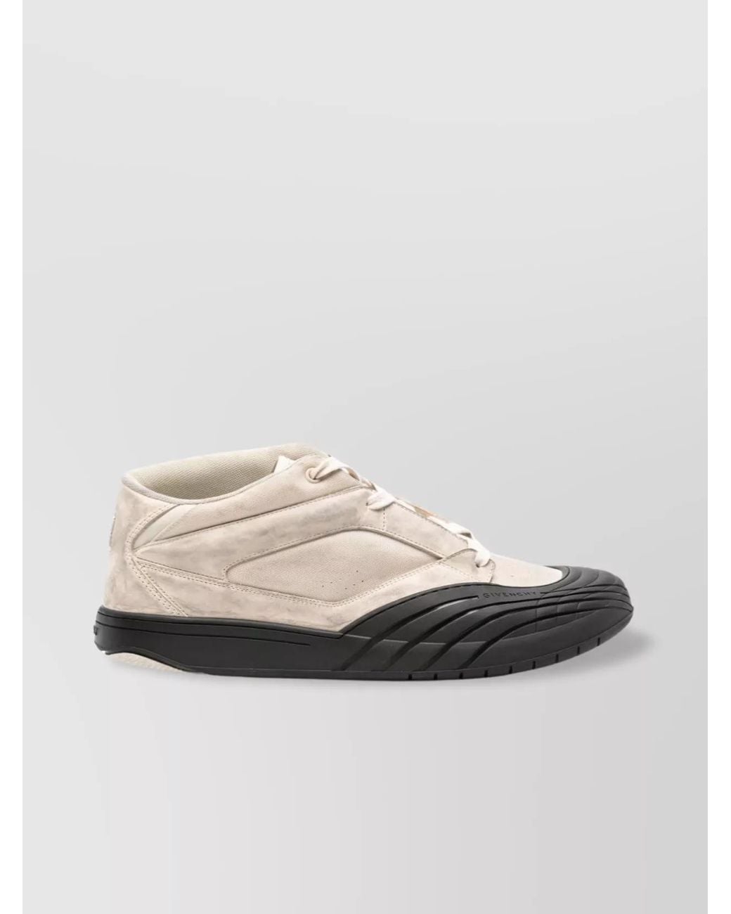 Givenchy White Mid Top Skate Sneakers for men