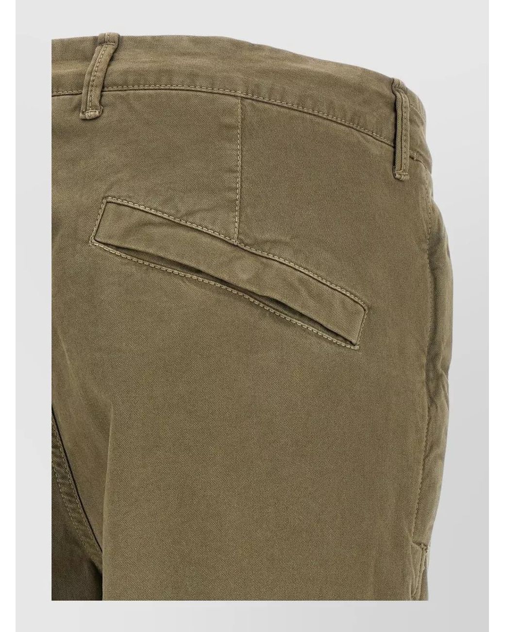 Stone Island Green Cotton Cargo Pants for men
