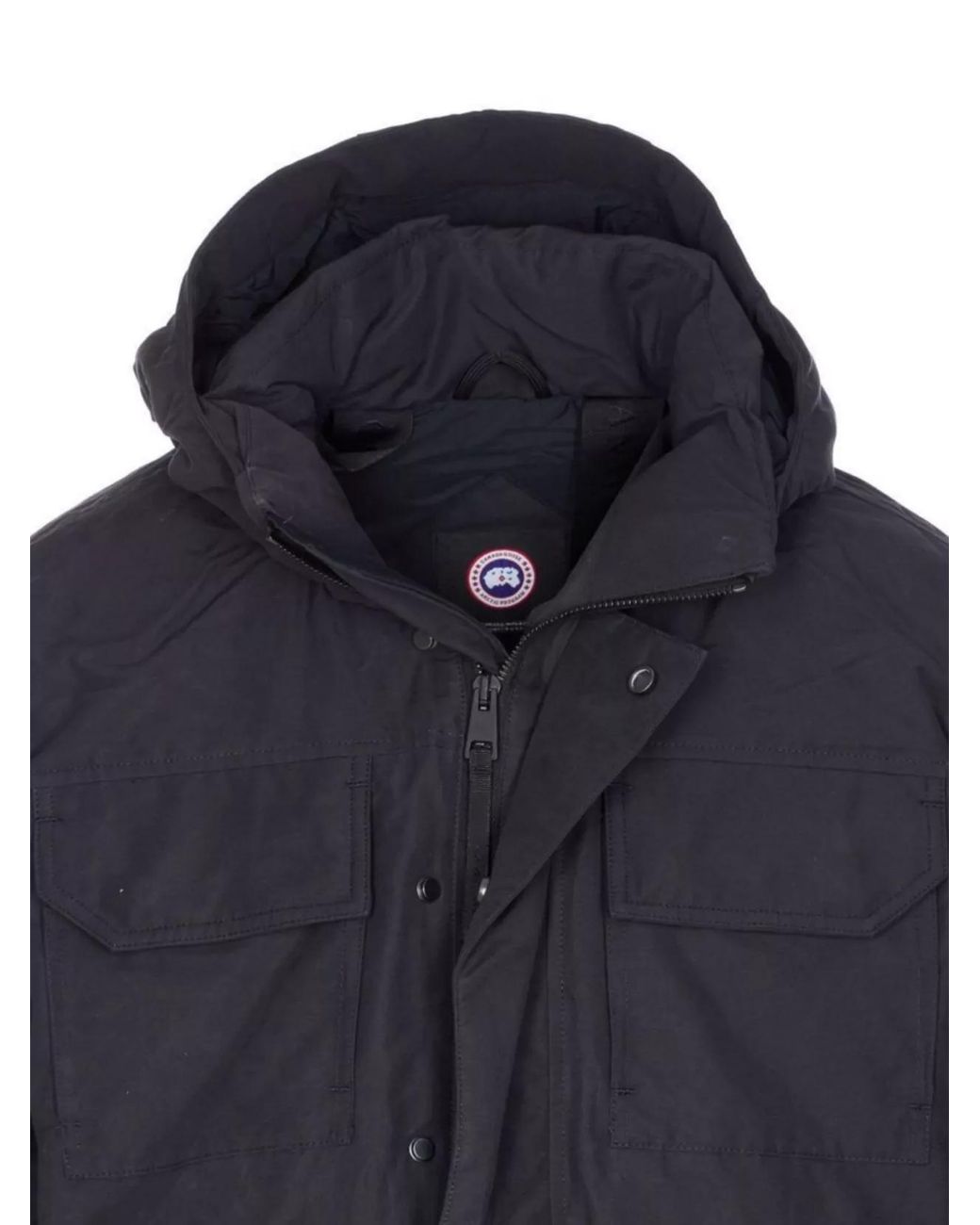 Canada Goose Blue Cotton Parka for men