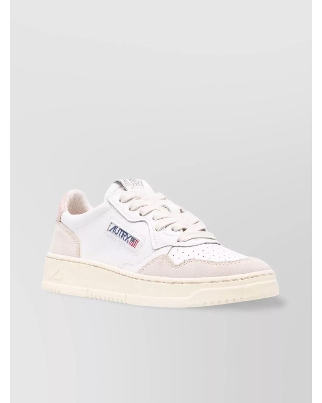 Autry Natural Leather Medalist Low-Top Sneakers