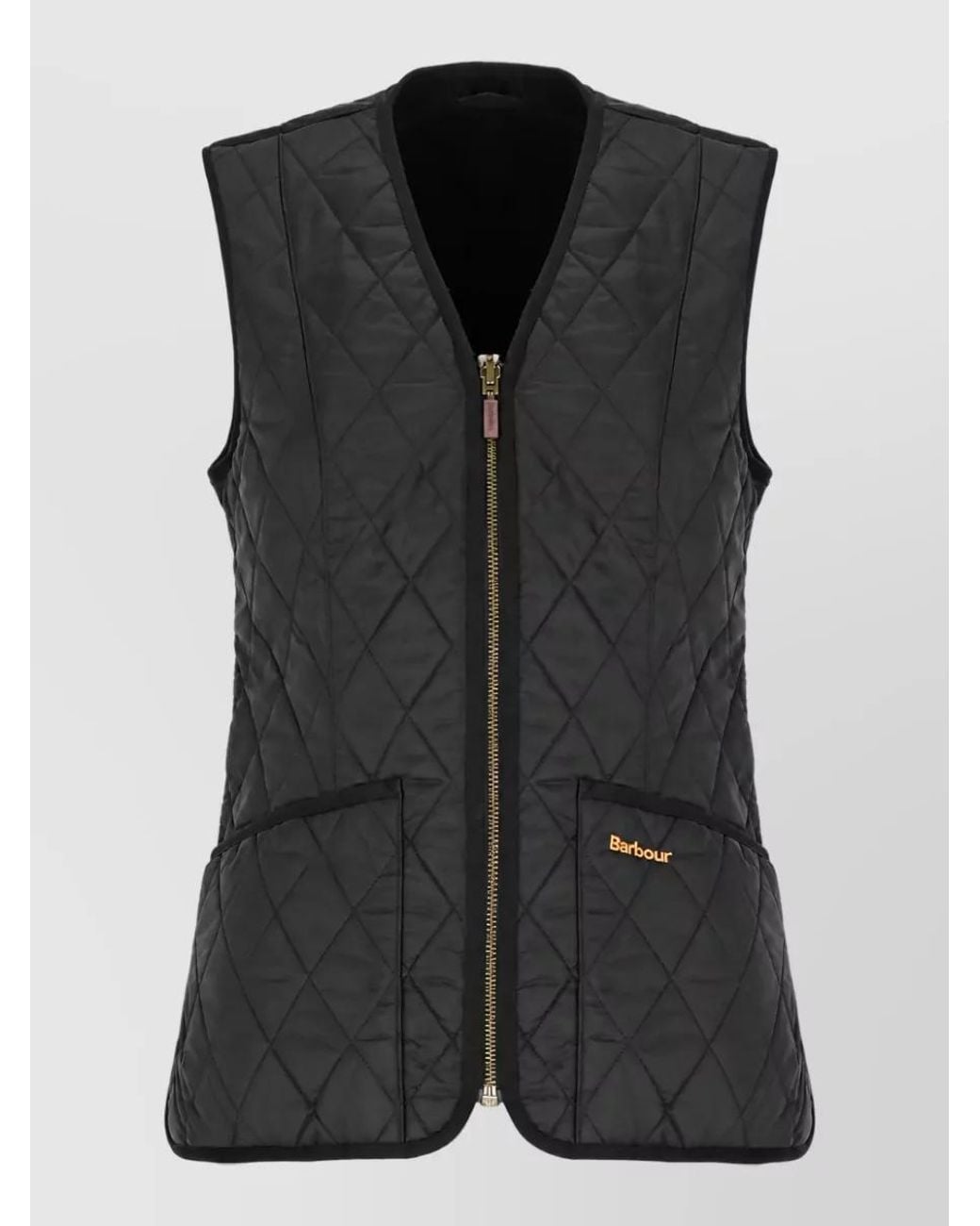 Barbour Black Quilted Sleeveless Gilet