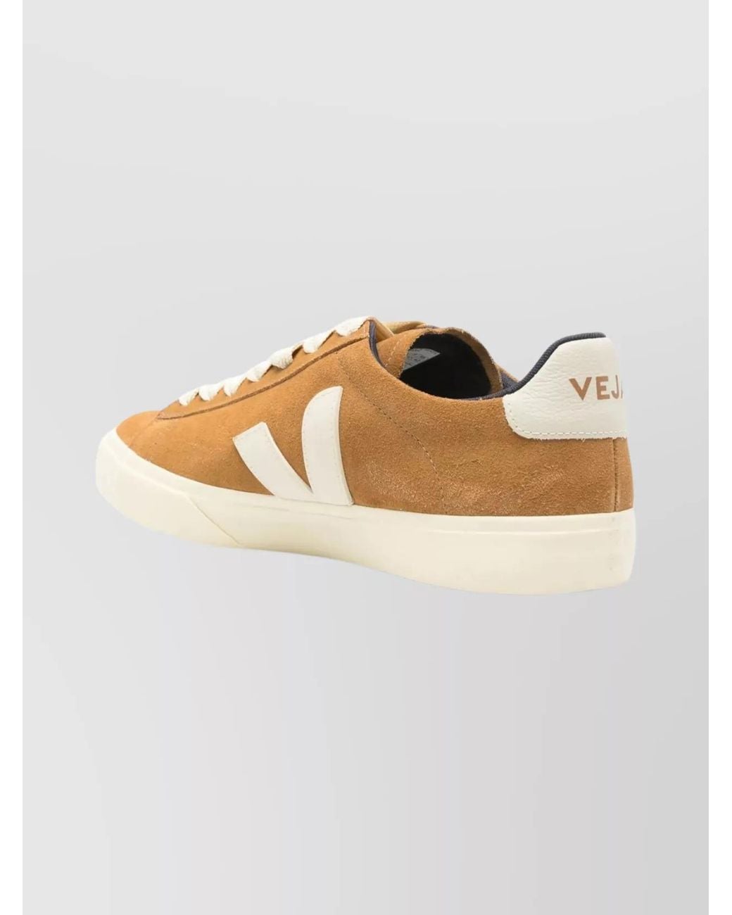 Veja Brown Leather Low-Top Sneakers