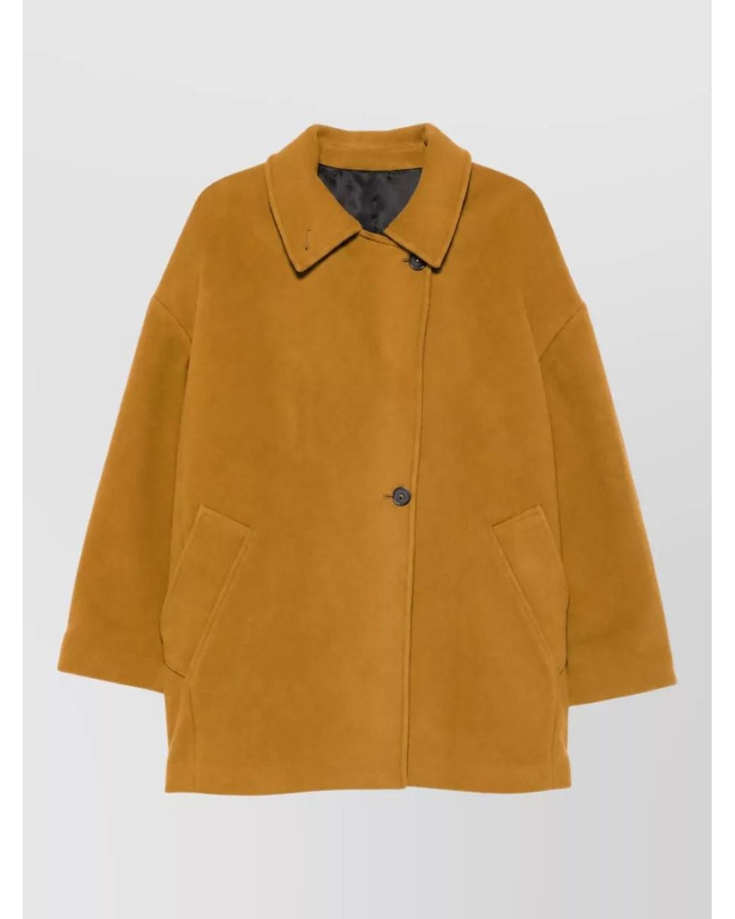 Paul Smith Yellow Felted Wool Fitted Jacket