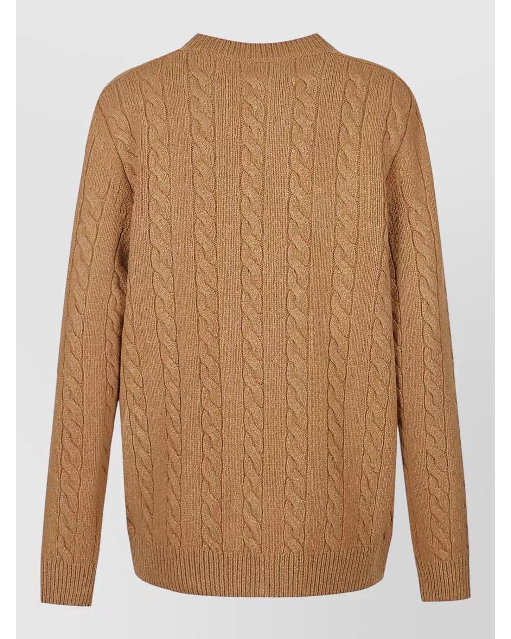The Row Brown Fine-Knit Cardigan