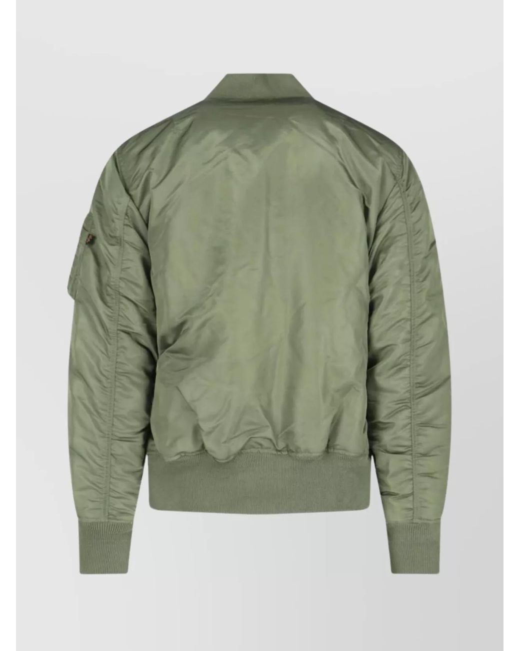 Alpha Industries Orange Nylon Reversible Bomber Jacket for men