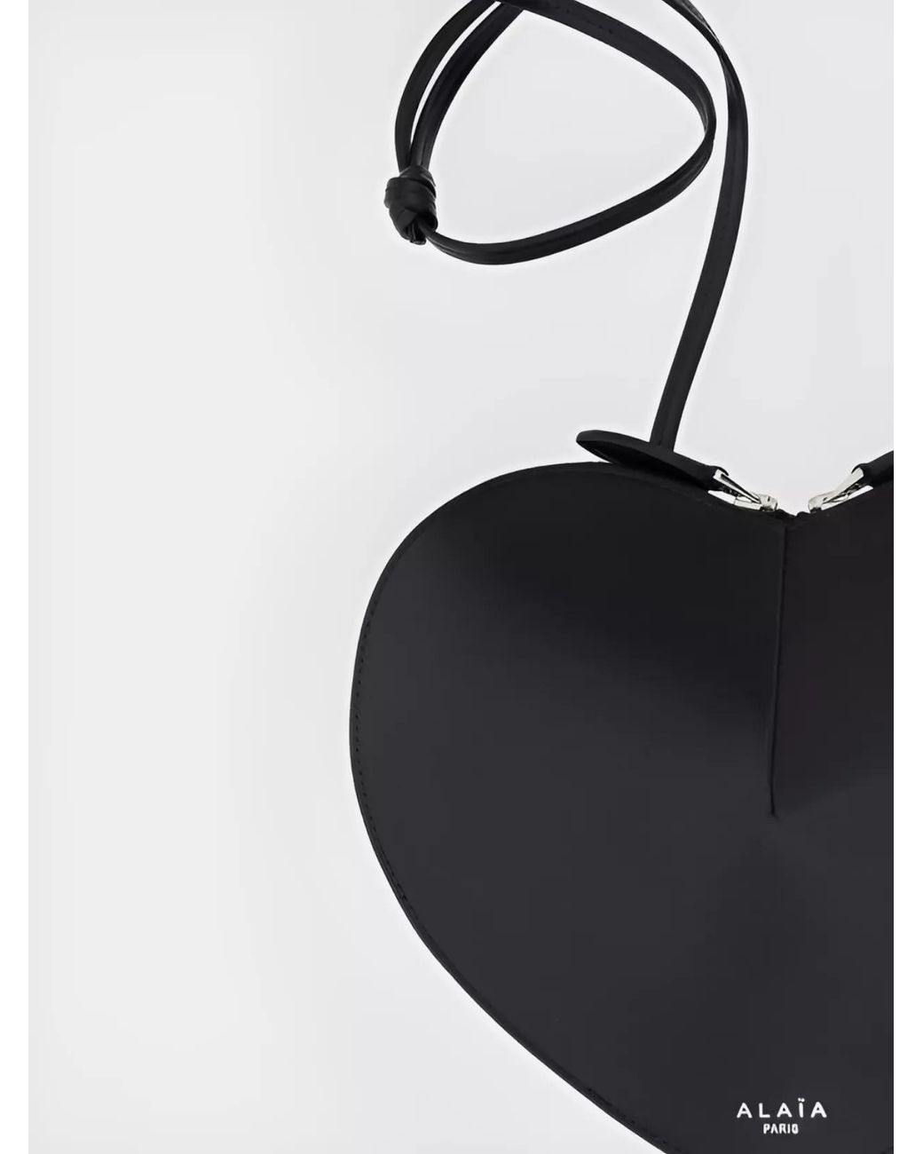Alaïa Black Leather Le Coeur Shoulder Bag