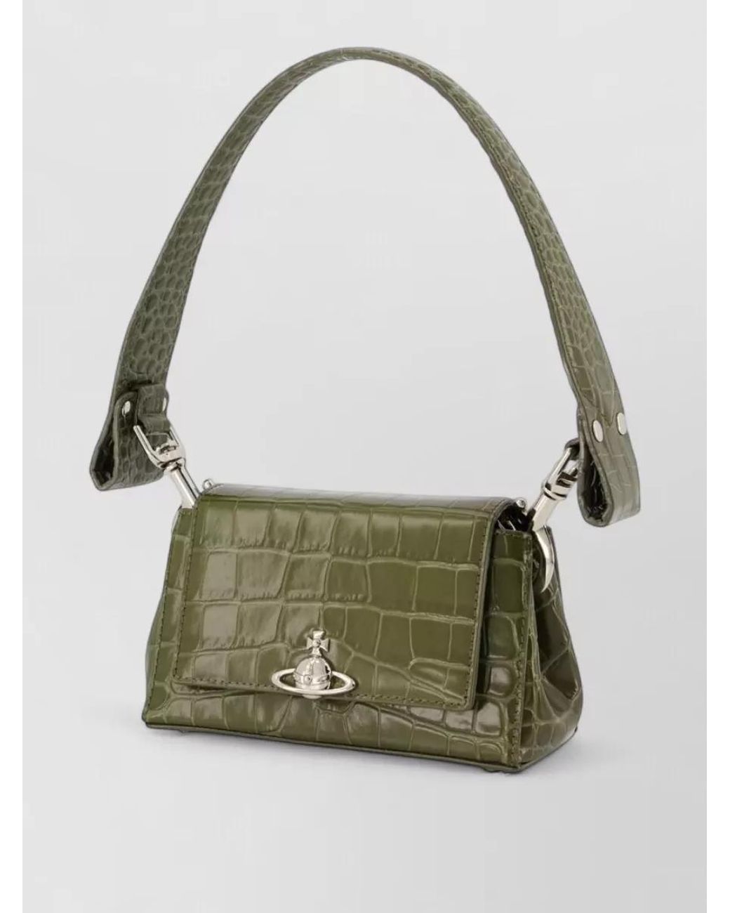Vivienne Westwood Green Hazel Small Leather Mini Bag