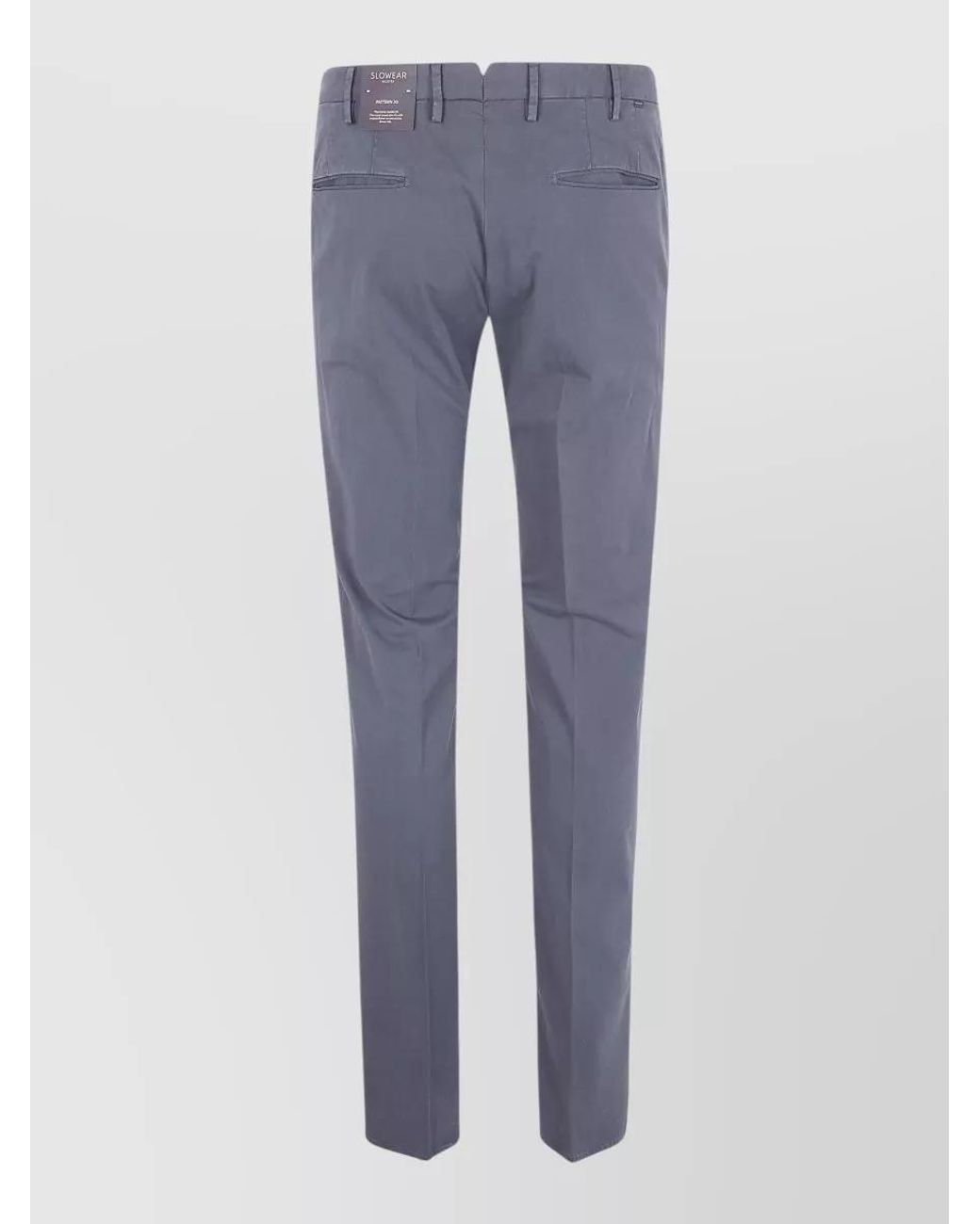 Incotex Gray Straight-Leg Chino Trousers for men
