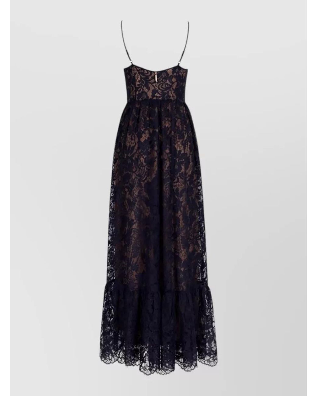 Michael Kors Blue Lace Maxi Dress