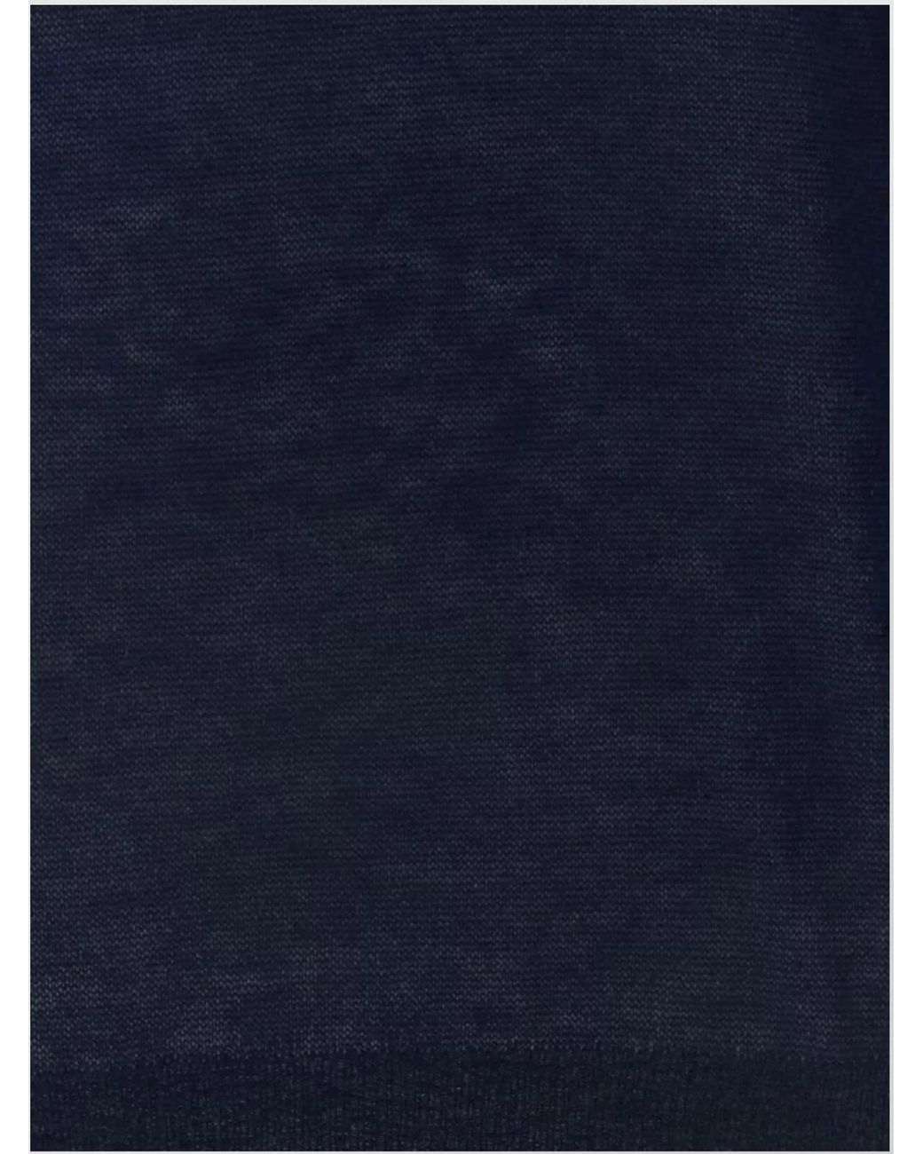 Prada Blue Cashmere Ribbed Turtleneck Sweater