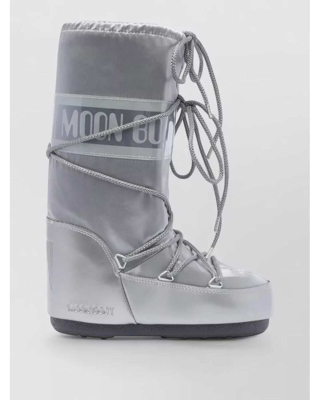 Moon Boot Gray High Ankle Snow Boots