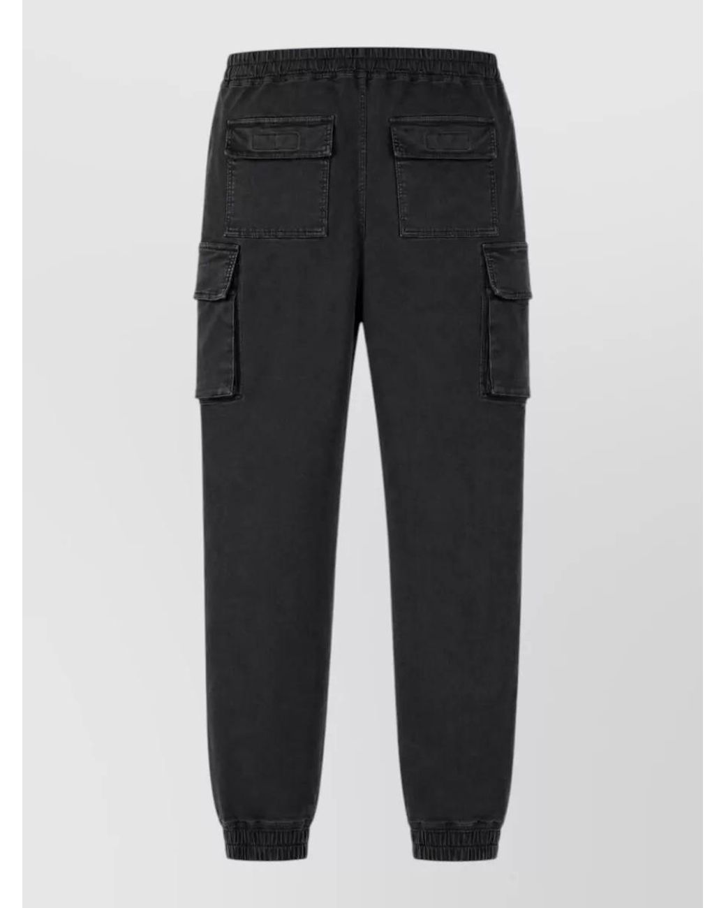 Rick Owens Black Denim Cargo Jeans for men