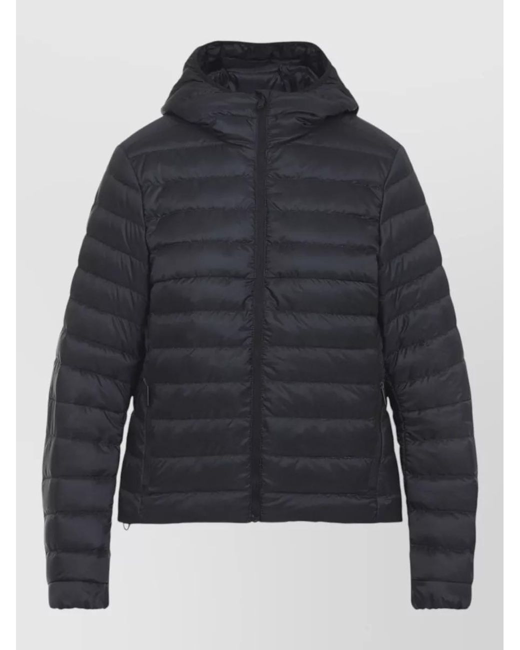 Canada Goose Blue Down Quilted Hooded Puffer Jacket
