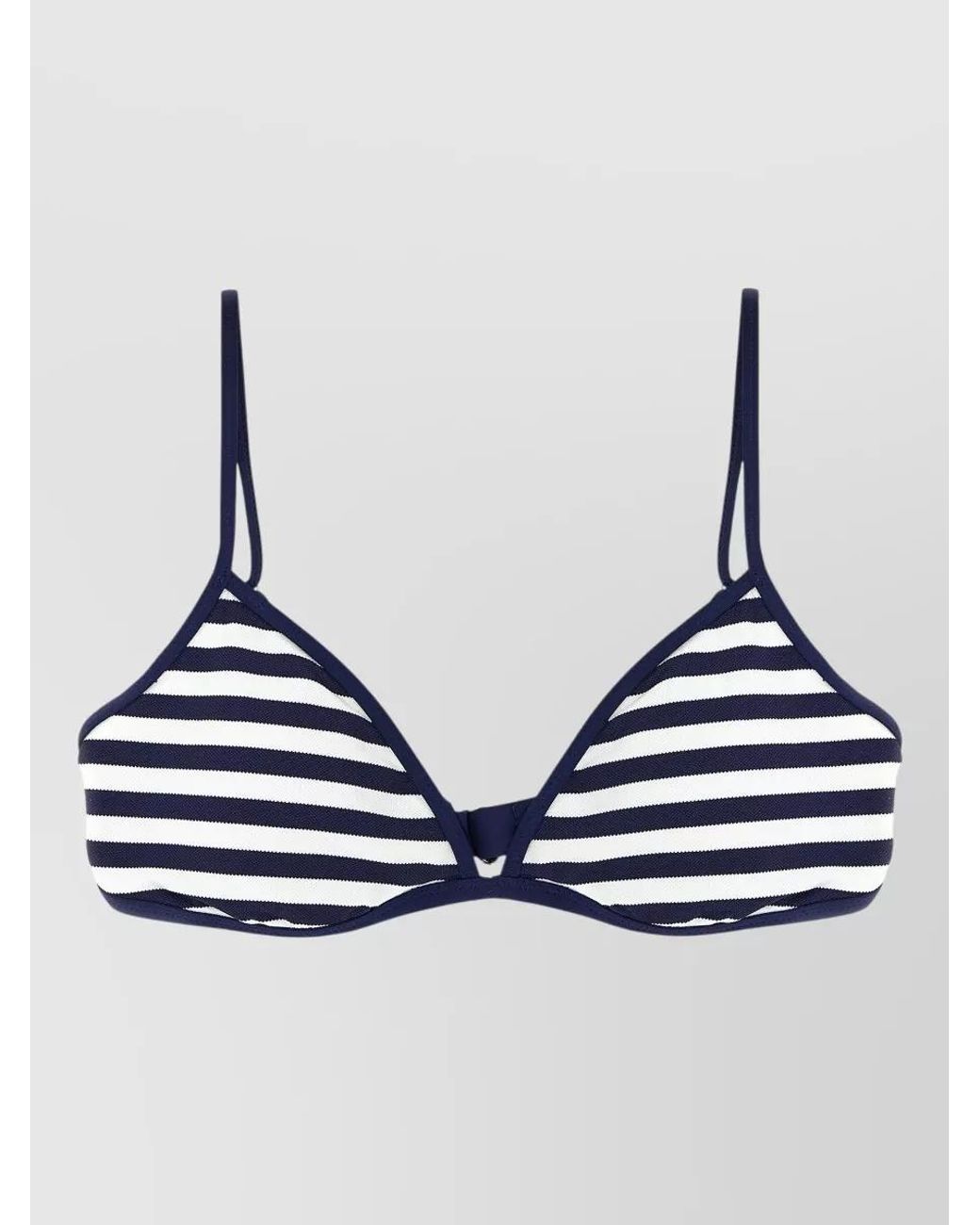 Polo Ralph Lauren Blue Striped Bikini Top