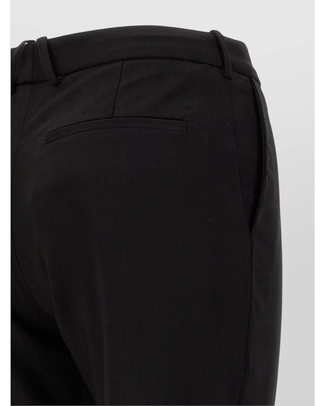 16Arlington Black Virgin Wool Slim-Fit Trousers