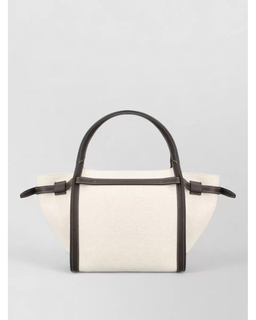 Tod's Metallic Small Leather Tote Bag