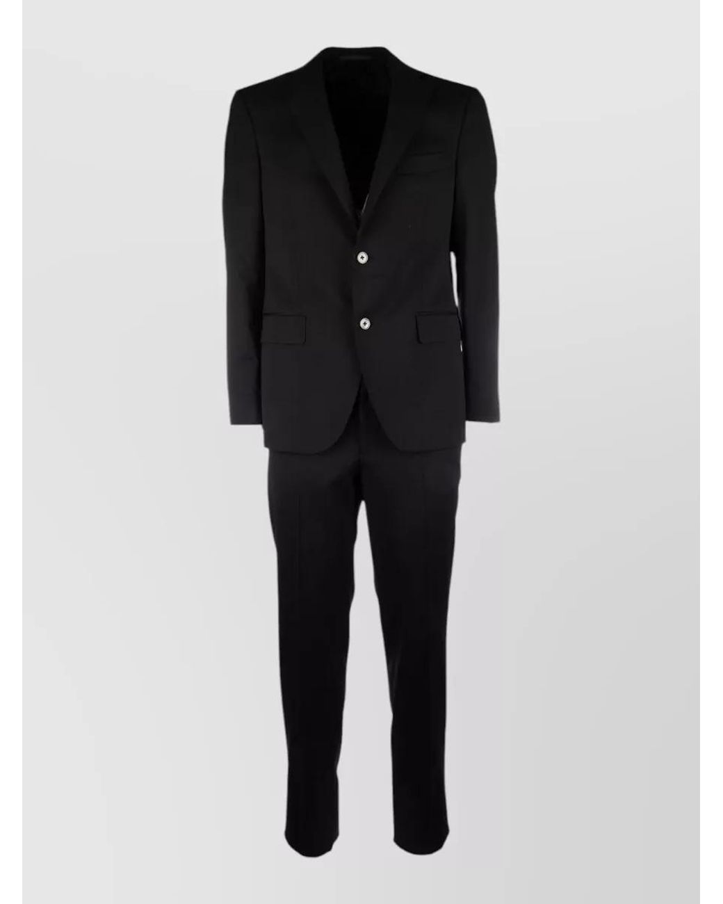Colamarino Black Single-Breasted Suit for men