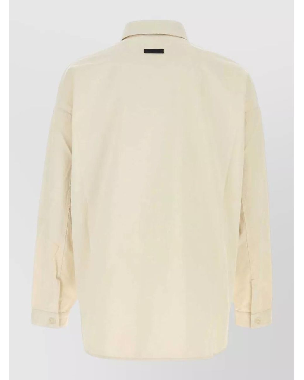 Fear Of God Natural Cotton Oversized Shirt for men