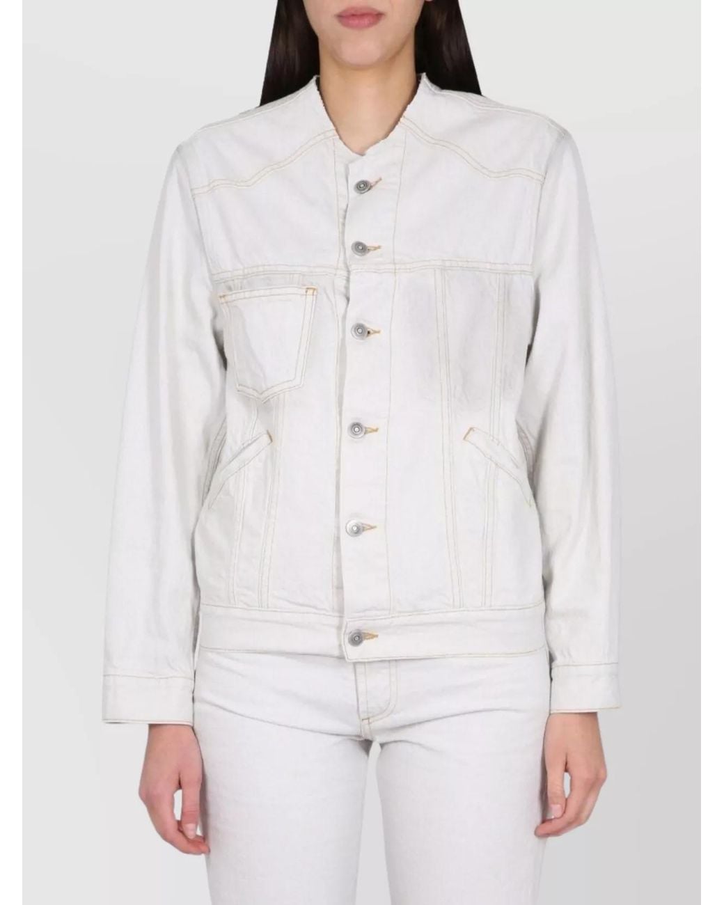 Maison Margiela White Denim Jacket