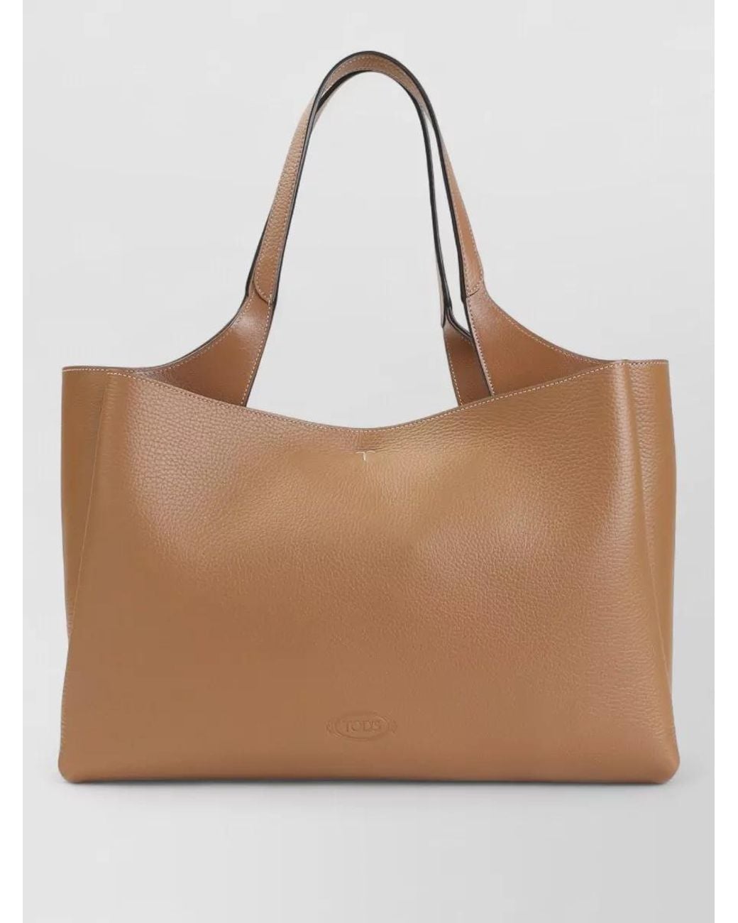 Tod's Brown Medium Leather Tote Bag