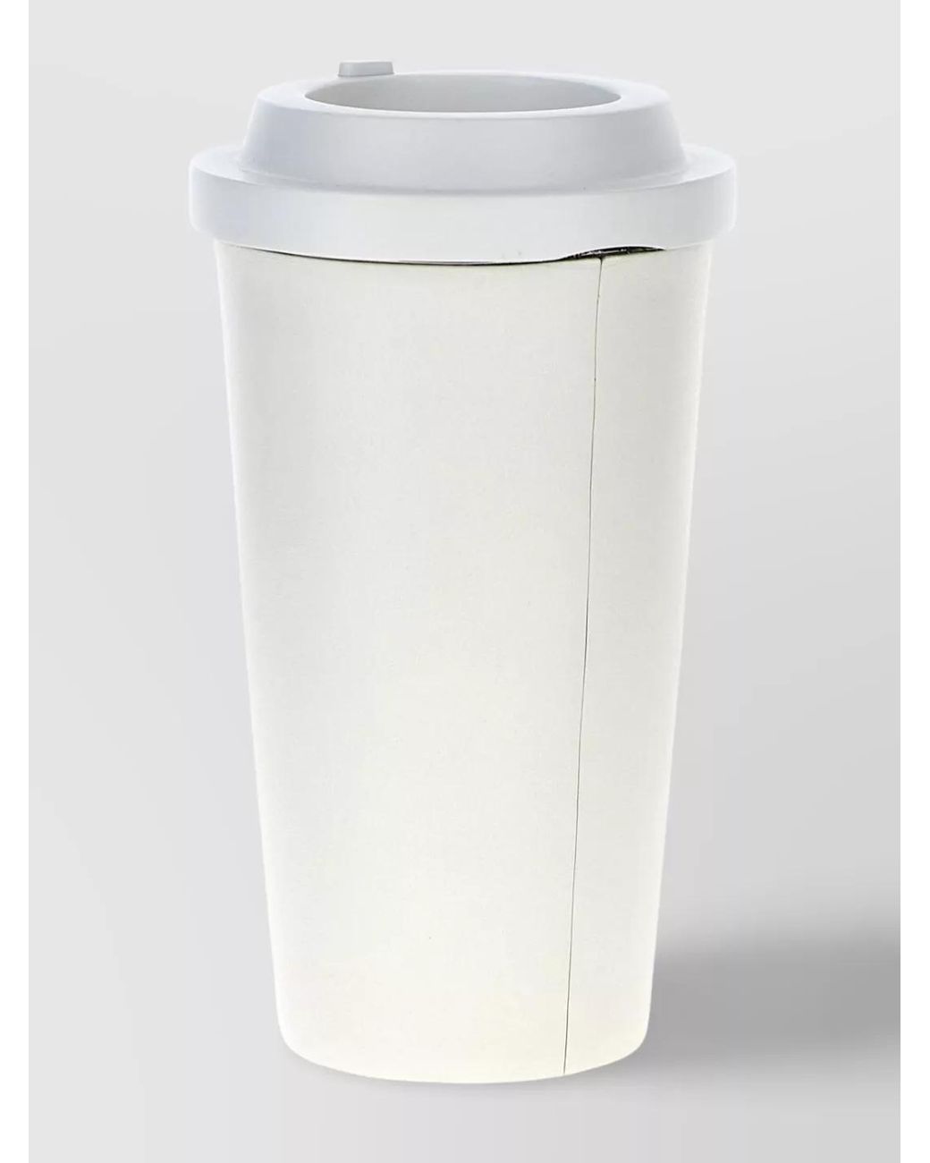 Balenciaga White Insulated Cylindrical Clutch With Lid