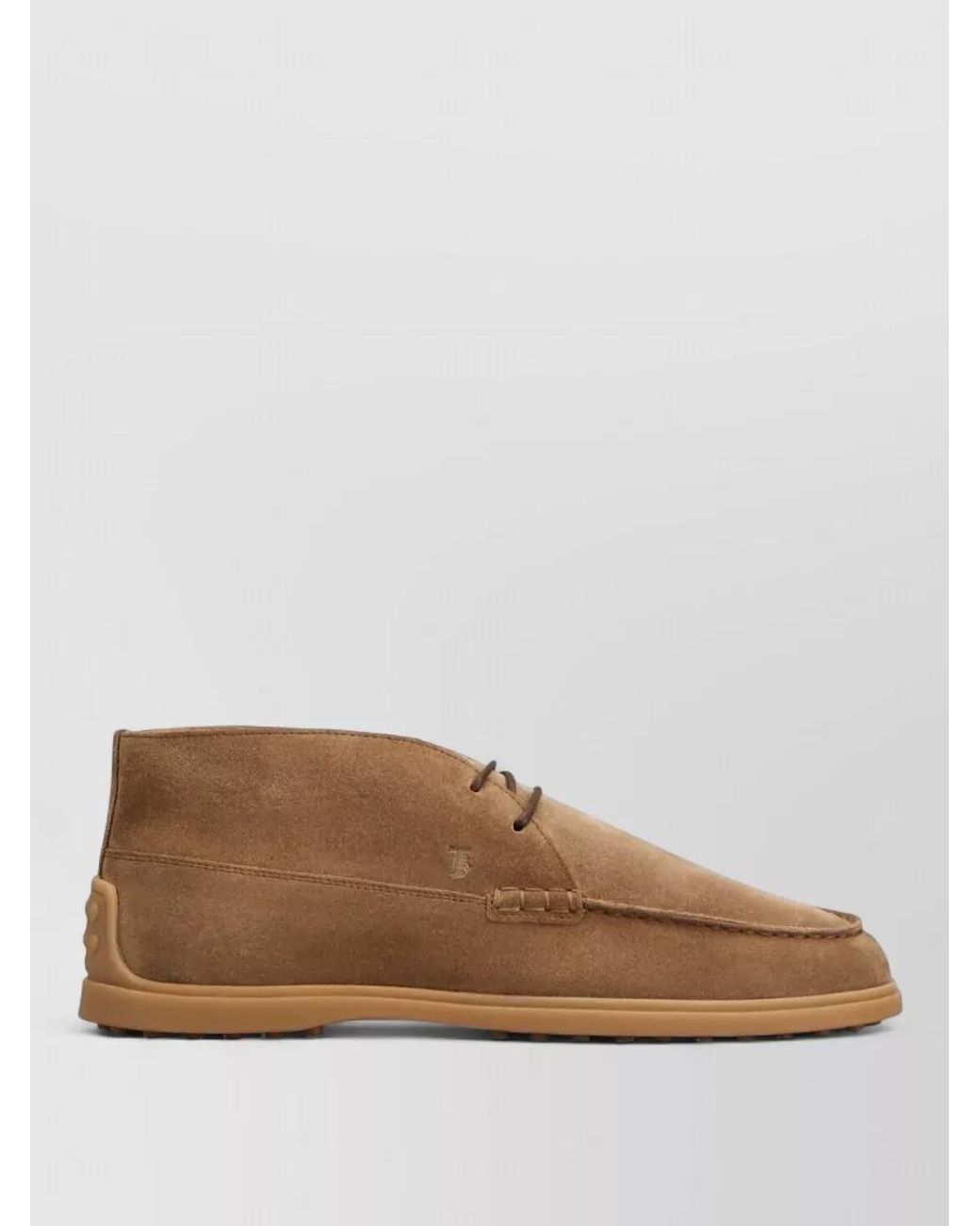 Tod's Brown Leather Lace-Up Shoes for men