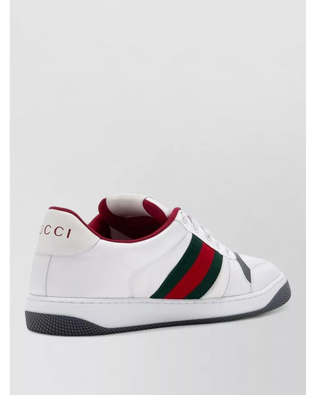 Gucci White Screener Sneakers for men