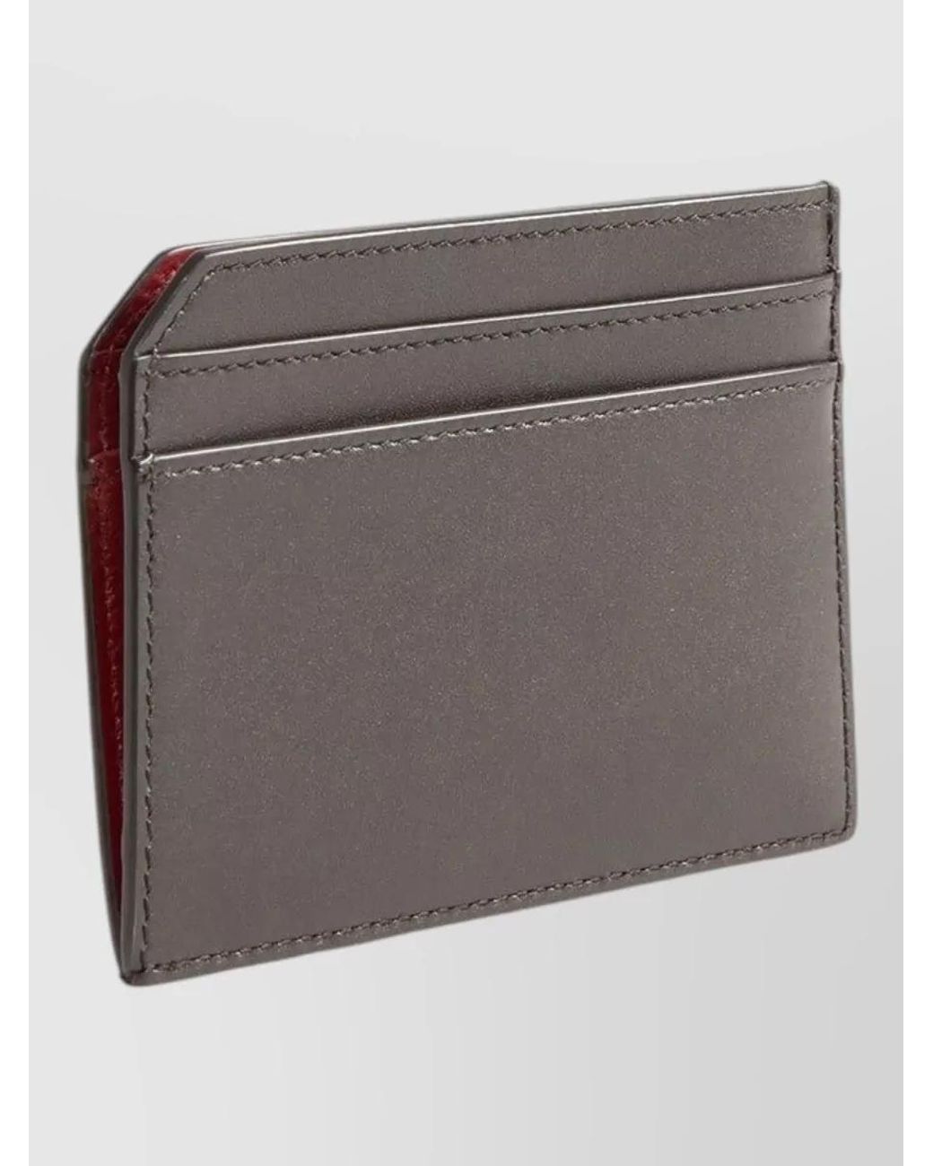 Saint Laurent Black Leather Card Holder for men