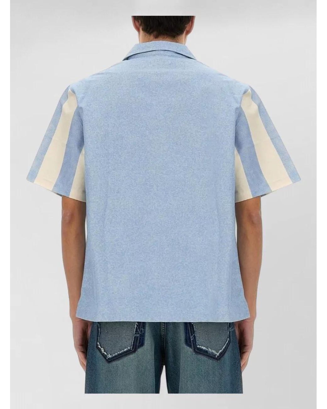 3.PARADIS Green Cotton Journey Of Dreams Shirt for men