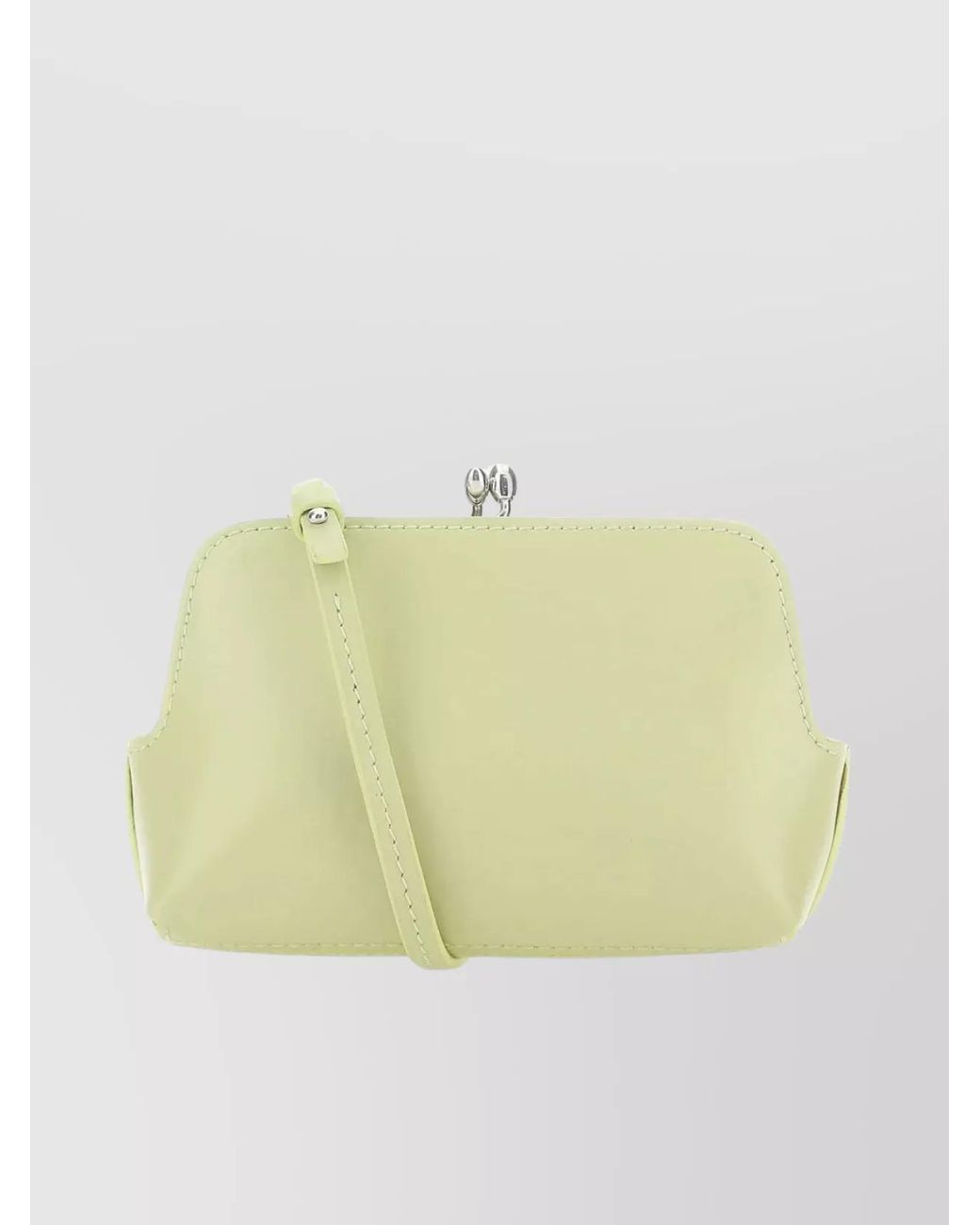 Jil Sander Natural Goji Micro Leather Crossbody Bag