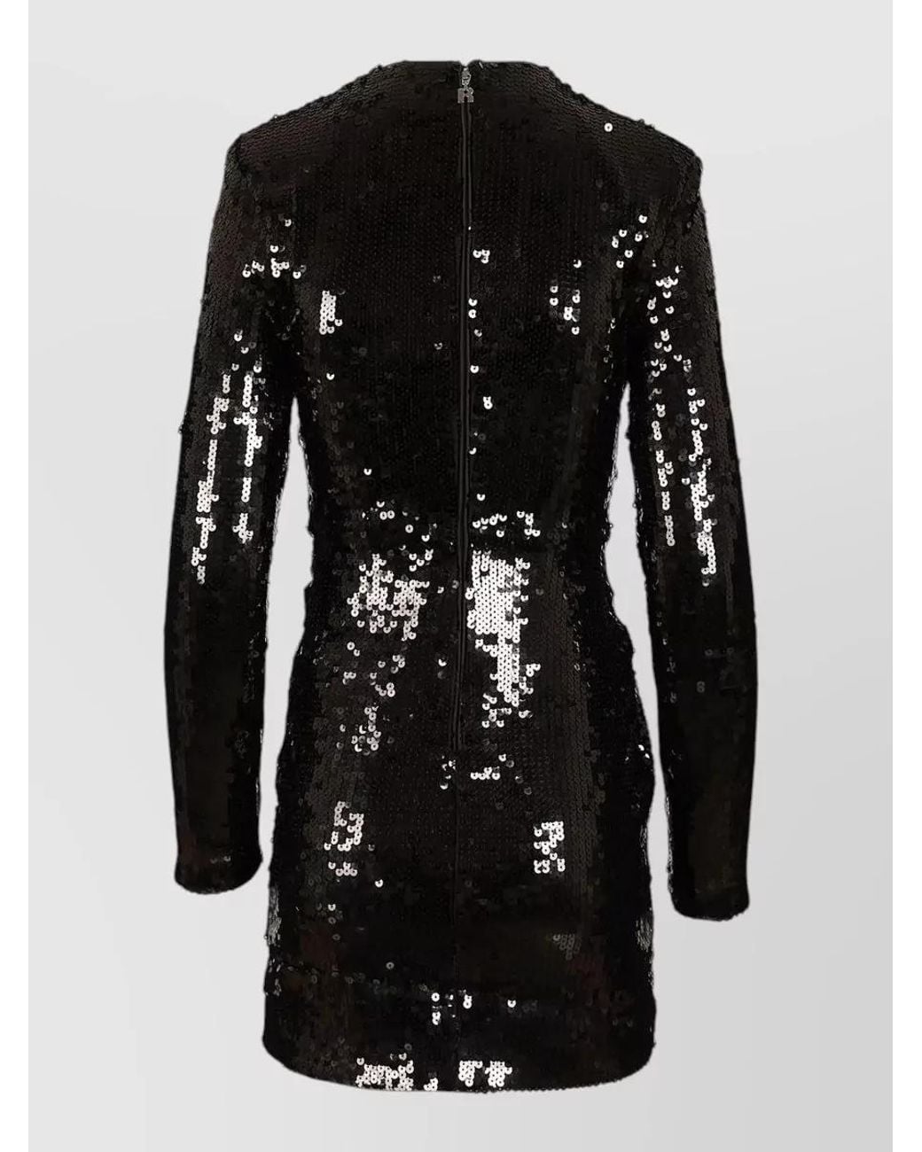 ROTATE BIRGER CHRISTENSEN Black Sequins Mini Dress
