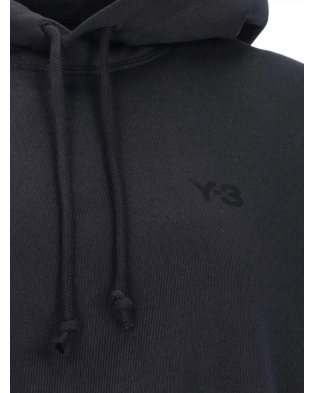 Y-3 Blue Logo Hoodie