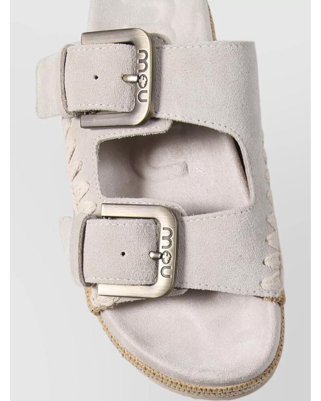 Mou Multicolor Leather Two Buckle Sandals