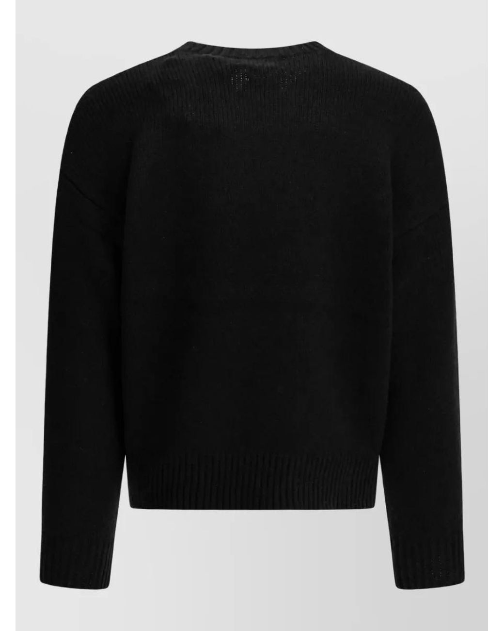 Polo Ralph Lauren Black Wool Alpaca Crew-Neck Sweater for men
