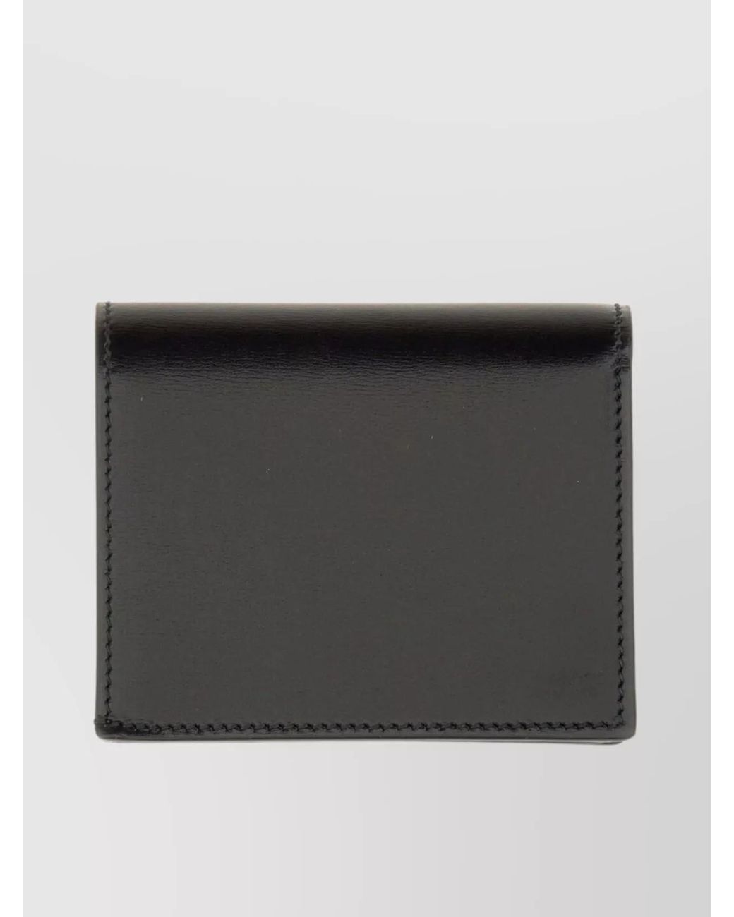 McQueen Black Leather Cardholder