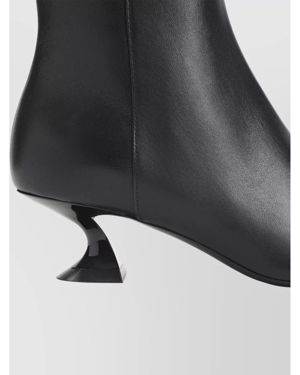 Lanvin Black Leather Ankle Boots