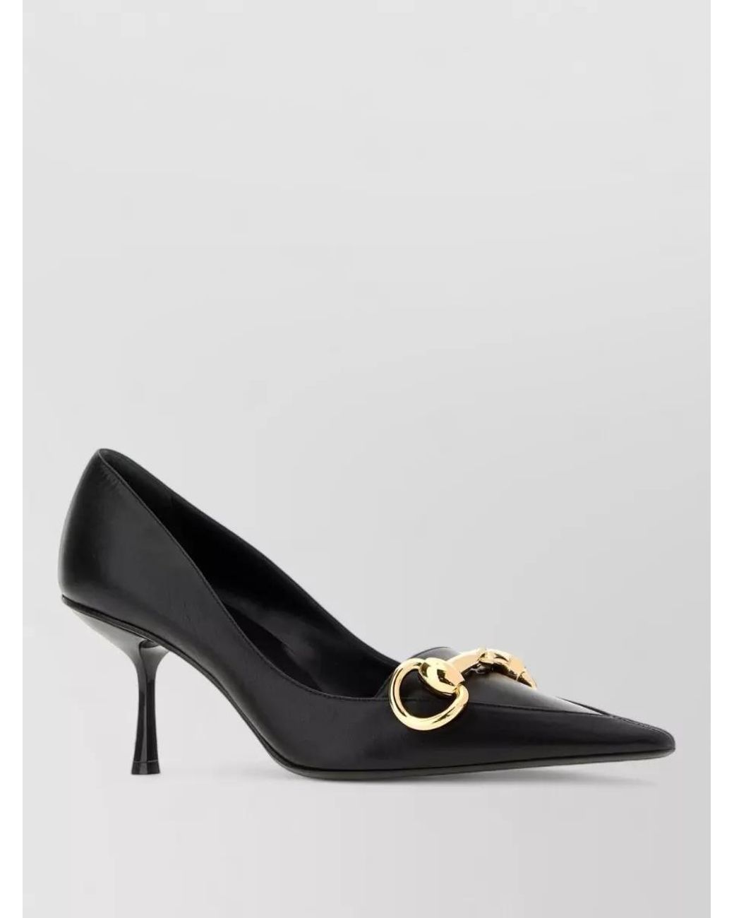 Gucci Black Leather Boulevard Pumps