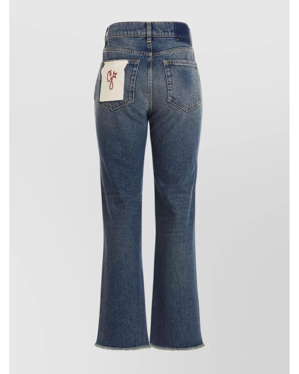 Golden Goose Deluxe Brand Blue Flared Trousers