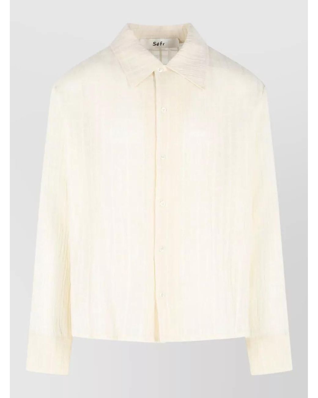 Séfr Natural Cotton Checked Shirt for men