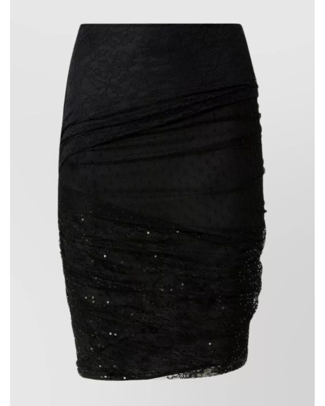 Pinko Black Fitted Skirt